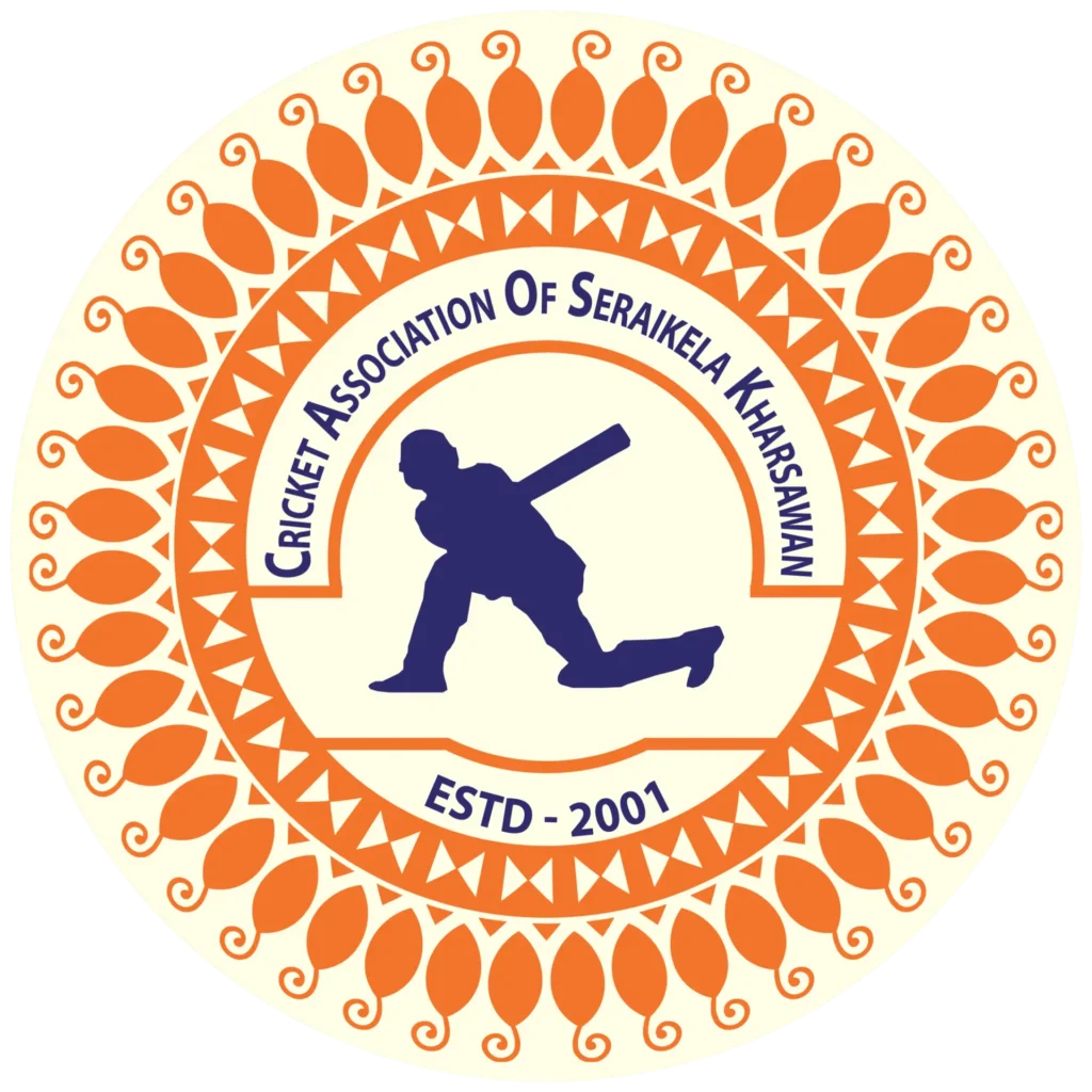 cricket association of seraikela kharsawan logo