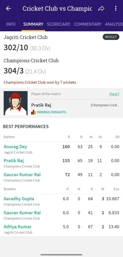 semi final seraikela kharsawan B Division