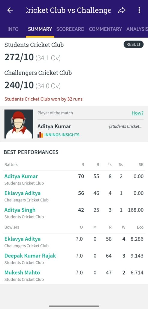 final seraikela kharsawan A Division